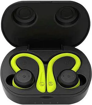 Bluetooth Headphones True Wireless Earbuds with Charging Case IPX7 Waterproof TWS Stereo Sound Earphones Built-in Mic in-Ear Headsets Deep(Green)