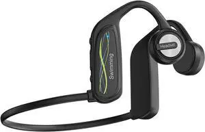 Waterproof Headphones for Swimming Bone Conduction Headphones Bluetooth 5.0 IPX8 Waterproof Lightweight for Bluetooth Earphones Running,Open-Ear Comfort,Swimming Stable to wear 16GB MP3