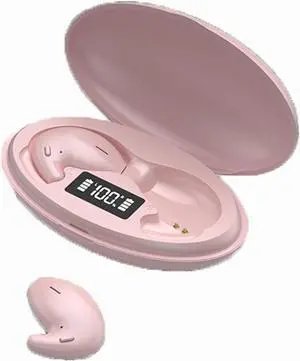 Sleep Headphones Sleep Headphones Wireless Bluetooth Sleep Earbuds Invisible Earbuds Comfortable Noise Cancelling Sleep Earbuds for Side Sleepers for Insomnia Side Sleeper SnoringPink