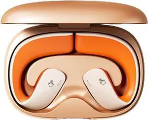 Open Ear Air Conduction Headphones Wireless Bluetooth 5.3 Headphones,48H Playtime IPX5 Waterproof Wireless Earbuds,Ergonomic Ear Hooks,Snug Fit for Workout Driving Walking with iPhone Android,Gold