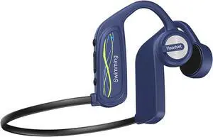Waterproof Headphones for Swimming Bone Conduction Headphones Bluetooth 5.0 IPX8 16GB MP3 Waterproof Lightweight for Bluetooth Earphones Running,Open-Ear Comfort,Swimming Stable to wear