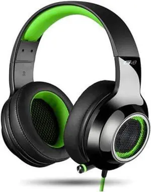 Gaming Headset with Microphone, 7.1 Virtual Surround Sound Over Ear Headphones Soft Memory Earmuffs,The Earcups Were Designed with The Stylish LED Light Suitable for Those Who Like To Play Game