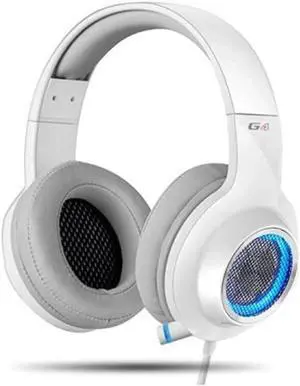 Gaming Headset with Microphone, 7.1 Virtual Surround Sound Over Ear Headphones Soft Memory Earmuffs,The Earcups Were Designed with The Stylish LED Light Suitable for Those Who Like To Play Game