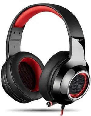 Gaming Headset with Microphone, 7.1 Virtual Surround Sound Over Ear Headphones Soft Memory Earmuffs,The Earcups Were Designed with The Stylish LED Light Suitable for Those Who Like To Play Game