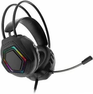 PC Headphones Wired Headphone Wired Earphones Computer Headset Computer Gaming Headset Wired Headset Home Headset Computer Gaming Headphone Over-Ear Headset Stereo Eat Chicken