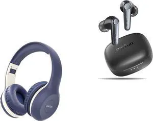 EarFun Air Pro 3 Noise Cancelling Wireless Earbuds, Qualcomm® aptX Adaptive Sound K2 Kids Bluetooth Headphones with Volume Limited, 40H Playtime