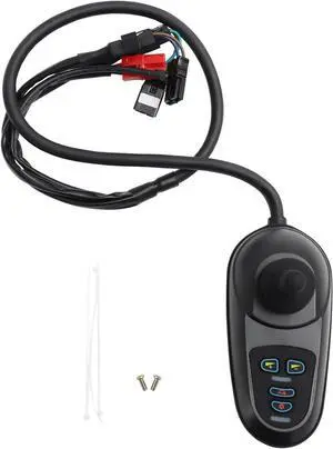 Electric Wheelchair Joystick DC 24V Mobility Wheelchairs Controller with Brake Replacement Joystick Controller