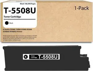 Vylent T-5508U T5508U Black Toner Cartridge High Yield Compatible Toshiba E-Studio 5508A 7508A 6508A 8508A 6508AG 8508AG Printer1-Pack Vylent T-5508U T5508U Black Toner Cartridge High Yield Compatible Toshiba E-Studio 5508A 7508A 6508A 8508A 6508AG 8508AG Printer1-Pack