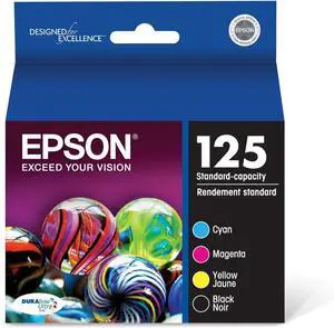 Epson 125 Ink Cartridge, Black and Colour Combo Pack (T125120) Epson 125 Ink Cartridge, Black and Colour Combo Pack (T125120)