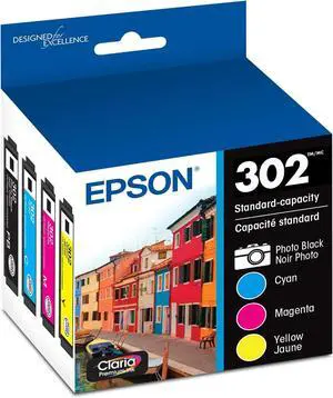 Epson T302520-S Claria Standard-capacity Ink Cartridge Multi-pack - Photo Black and Colour (CMYPB) Epson T302520-S Claria Standard-capacity Ink Cartridge Multi-pack - Photo Black and Colour (CMYPB)