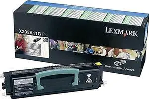 Original Lexmark X203A11G 2500 Yield Black Toner Cartridge