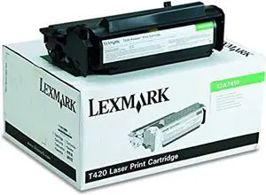 Lexmark 12A7410 Return Program Black Toner Cartridge