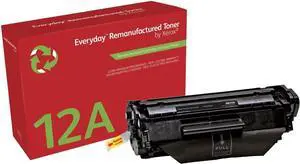 Xerox Compatible Black Toner Cartridge for Use in HP LJ 1010/1012/ 1015/1018/ 1020/1020 Plus/ 1022/3015/ 3020/3030/ 3050/ 3050Z/ 3052/3055/ M1005 MFP/ M1319F MFP Equivalent to HP 12A / Q2612A