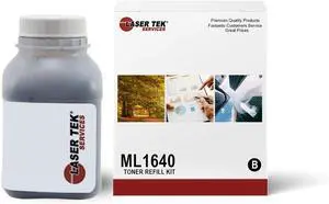Laser Tek Services Compatible Toner Refill Kit Replacement for Samsung ML1640 ML-1640 Works with Samsung ML-1640 ML-2240 Printers (Black, 1 Pack) - 1,500 Pages