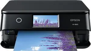 Epson Expression Photo XP-8800 Wireless Printer with 6-Colour Claria Ink System, Borderless Printing up to 8.5" x 11", Fast 4" x 6" Photo Printing, 4.3" Colour Touchscreen, Built-In Scanner and Copier