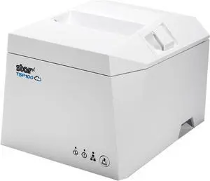 Star Micronics TSP143IVUE USB/Ethernet (LAN) Thermal Receipt Printer with Android Open Accessory (AOA), CloudPRNT, Cutter, and Internal Power Supply - White