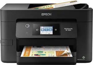 Epson Workforce Pro WF-3823 Wireless All-in-One Printer with Auto 2-Sided Printing, 35-Page ADF, 250-Sheet Paper Tray and 2.7" Color Touchscreen, Black