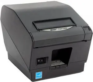 Star Micronics TSP743IIL-24 Ethernet (LAN) Thermal Printer with Auto-Cutter - Gray