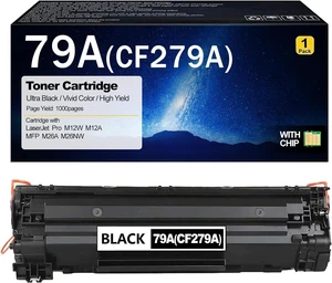 79A CF279A Compatible Toner Cartridge Replacement for HP 79A CF279A 79X CF279X Toner Cartridges for HP LaserJet Pro M12W M12A MFP M26A M26NW Printers 79A CF279A Compatible Toner Cartridge Replacement for HP 79A CF279A 79X CF279X Toner Cartridges for HP LaserJet Pro M12W M12A MFP M26A M26NW Printers