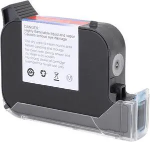 WALFRONT Handheld Printer Ink Cartridge Replacement 42ml Quick Dry Solvent Ink Cartridge for Mini Inkjet Printer Coding Machine WALFRONT Handheld Printer Ink Cartridge Replacement 42ml Quick Dry Solvent Ink Cartridge for Mini Inkjet Printer Coding Machine