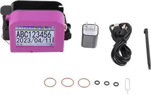 Handheld Inkjet Printer Portable LED Touch Screen Inkjet Coder for Logo Date Label 100240V Handheld PrinterPoint of Sale POS Equipment Receipt Printers Accessories(No Ink Cartridge)