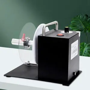 Electric Label Rewinder, Two-Way Label Rewinder Machine with Transparent Outer Baffle, Knob Speed Adjustment, Disc Diameter 138Mm for Various Printers, Electric Label Rewinder, Two-Way Label Rewinder Machine with Transparent Outer Baffle, Knob Speed Adjustment, Disc Diameter 138Mm for Various Printers,