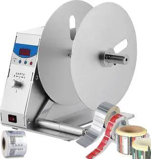 Automatic Label Rewinder Machine, Two-Way Rewinding 210Mm Diameter/115Mm Width, 25/40/75Mm Inner Core, Speed Adjustable for Office, Warehouse, Logistics, Automatic Label Rewinder Machine, Two-Way Rewinding 210Mm Diameter/115Mm Width, 25/40/75Mm Inner Core, Speed Adjustable for Office, Warehouse, Logistics,