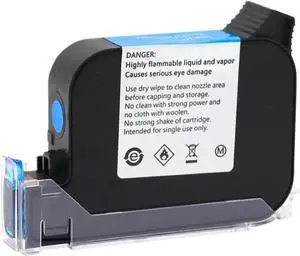 Replacement Ink Cartridge for Handheld Thermal Inkjet Printers Compatible with JS12 JS12M 600DPI 12.7mm Fast Dry Eco Solvent Ink