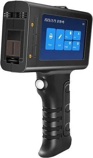 Wide Coding Applications Portable 12.7mm Handheld Inkjet Printer QR Barcode Batch Number Logo Expiry Date Label Printer with Black Cartridge Lightweight and Convenient Wide Coding Applications Portable 12.7mm Handheld Inkjet Printer QR Barcode Batch Number Logo Expiry Date Label Printer with Black Cartridge Lightweight and Convenient