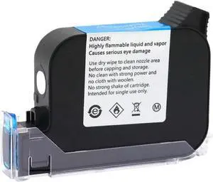 12.7mm Ink Cartridge Compatible with Handheld Inkjet Printers RP2588 2588M 309 JS12M JS10 2790K Quick Drying Ink