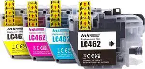 Compatible Ink Cartridges LC462 Compatible with MFC-J2340DW MFC-J2740DW MFC-J3540DW MFC-J3940DW Southeast Asia Eastern EU(One Set 4 Colors) Compatible Ink Cartridges LC462 Compatible with MFC-J2340DW MFC-J2740DW MFC-J3540DW MFC-J3940DW Southeast Asia Eastern EU(One Set 4 Colors)