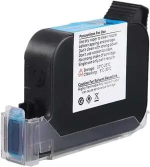 Compatible Water Based Ink Cartridge for Thermal Inkjet TIJ Printer Handheld Inkjet Coder Universal Solvent Ink Replacement