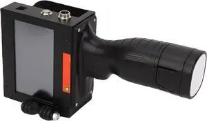 Portable Handheld Inkjet Coder Comfortable Grip HD LED Touch Screen Ink Printer for Wood Acrylic Fabric (US Plug)