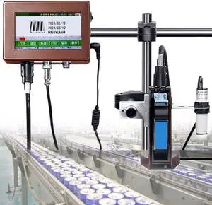 Automatic Coding Machine, Industrial Inkjet Printer, 12.7mm/25.4mm Automatic Inkjet Coding Machine for Production Line, Inkjet Coding Machine, for QR Batch Code Date Number Logo 12.7mm Automatic Coding Machine, Industrial Inkjet Printer, 12.7mm/25.4mm Automatic Inkjet Coding Machine for Production Line, Inkjet Coding Machine, for QR Batch Code Date Number Logo 12.7mm