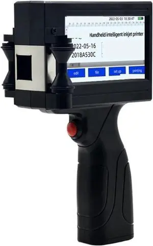 Mini Inkjet Printer, Handheld Inkjet Printer Portable Production Date Shelf Life Batch Number Coding Machine Printing,for Text Barcode Batch Number Mini Inkjet Printer, Handheld Inkjet Printer Portable Production Date Shelf Life Batch Number Coding Machine Printing,for Text Barcode Batch Number