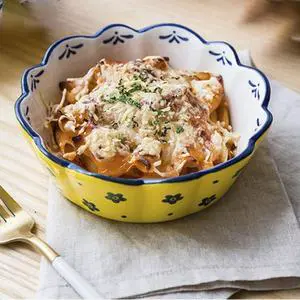 Bowls Ceramic Bowl Meal Bowl Soup Bowl Salad Bowl Baked Rice Bowl Large Noodle Bowl Dessert Bowl Tableware Bowl (Color : 2) (3)