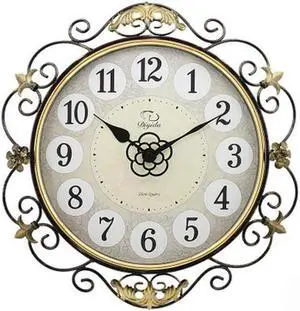 Watch Clocks and Watches Modern Living Room Wall Clock Bedroom and Creative Simple and Mute quartzwatch Hanging Clocks and Watches Wall Clock (Color : 6#, Size : 16) (24 4#)