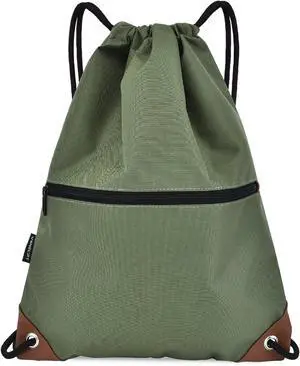 Gym Bags Backpack Water-Resistant Drawstring Bucket Bag with Zipper Pockets Light Sack Backpack Gym Sack Sport Bag (Color : Gym Sack 1) (Gym Sack 1)