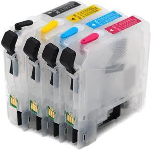 Refill Ink Cartridge LC103 LC123 with ARC Chip Compatible with DCP-J152W MFC-J245 MFC-J285 MFC-J450 MFC-J470 MFC-J475 MFC-J650 Printers(LC123)