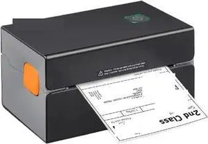 Mini Inkjet Printer, Portable Thermal Label Printer 300DPI 4x6 Shipping Label Printer with Bluetooth and Auto Label Detection for Mailing Packas,for Text Barcode Batch Number(with Bluetooth)