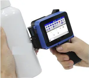 PC12 12.7mm Handheld Mini Printer Detachable Mini Printer QR Bar Batch Code Date Number Logo Handheld Inkjet Printer(Without ink-12.7mm)