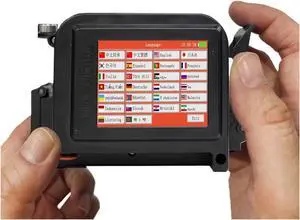 30 Languages 12.7/25.4mm PC11Plus Mini Printer Portable Printer QR Bar Code Date Logo Expiry Date Handheld Inkjet Printer(Without ink-12.7mm-B)