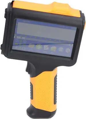 Handheld Inkjet Printer Intelligent 4 Core CPU Portable Inkjet Coding Machine for Text Numbers Symbols QR Codes for Production Packaging Materials (US Plug AC110240V)