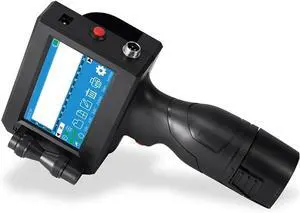 12.7MM Printing Gun Batch Coding Machine Logo Code Printer Expiry Date Portable Handheld Inkjet Printer Wide Printing Material