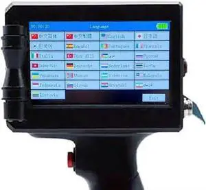 High-Resolution, Fast-Drying Color Handheld Inkjet Printer for trademarks/lot Numbers/Serial Numbers/Labels/barcodes High-Resolution, Fast-Drying Color Handheld Inkjet Printer for trademarks/lot Numbers/Serial Numbers/Labels/barcodes