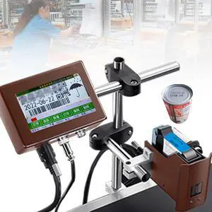 Industrial Inkjet Printer, Online Inkjet Coder, Date Coder Touch Screen Multilingual Date Coding Machine, Thermal Inkjet Printer,for QR Batch Code Date Number Logo,12.7mm Industrial Inkjet Printer, Online Inkjet Coder, Date Coder Touch Screen Multilingual Date Coding Machine, Thermal Inkjet Printer,for QR Batch Code Date Number Logo,12.7mm