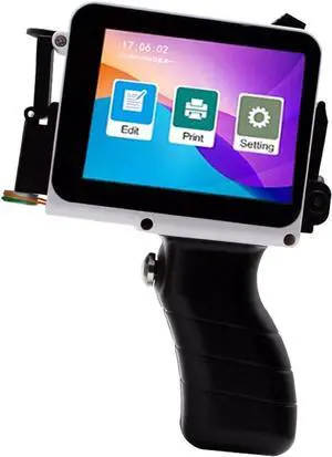 Handheld Inkjet Printer Text Code Image Batch Number Identification Date Label Printing Machine Multi Material Wide Printing Material