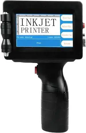 12.7 Mm Multi Language Hand-held Print Date Coder Batch Number Inkjet Printer Carton Packaging Box Inkjet Printer Wide Printing Material