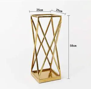 Umbrella Storage Umbrella Stands Rack Metal Umbrella Stand Indoor Entryway Modern Square Iron Storage Umbrella Stand Compatible with Walking Sticks Compatible with Home Office Holder Stand