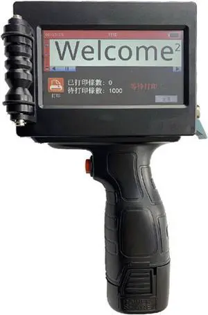 Smart Handheld Inkjet Printer Small Automatic Printer Production Date Two-Dimensional Code Multifunctional Inkjet Printer,D-F